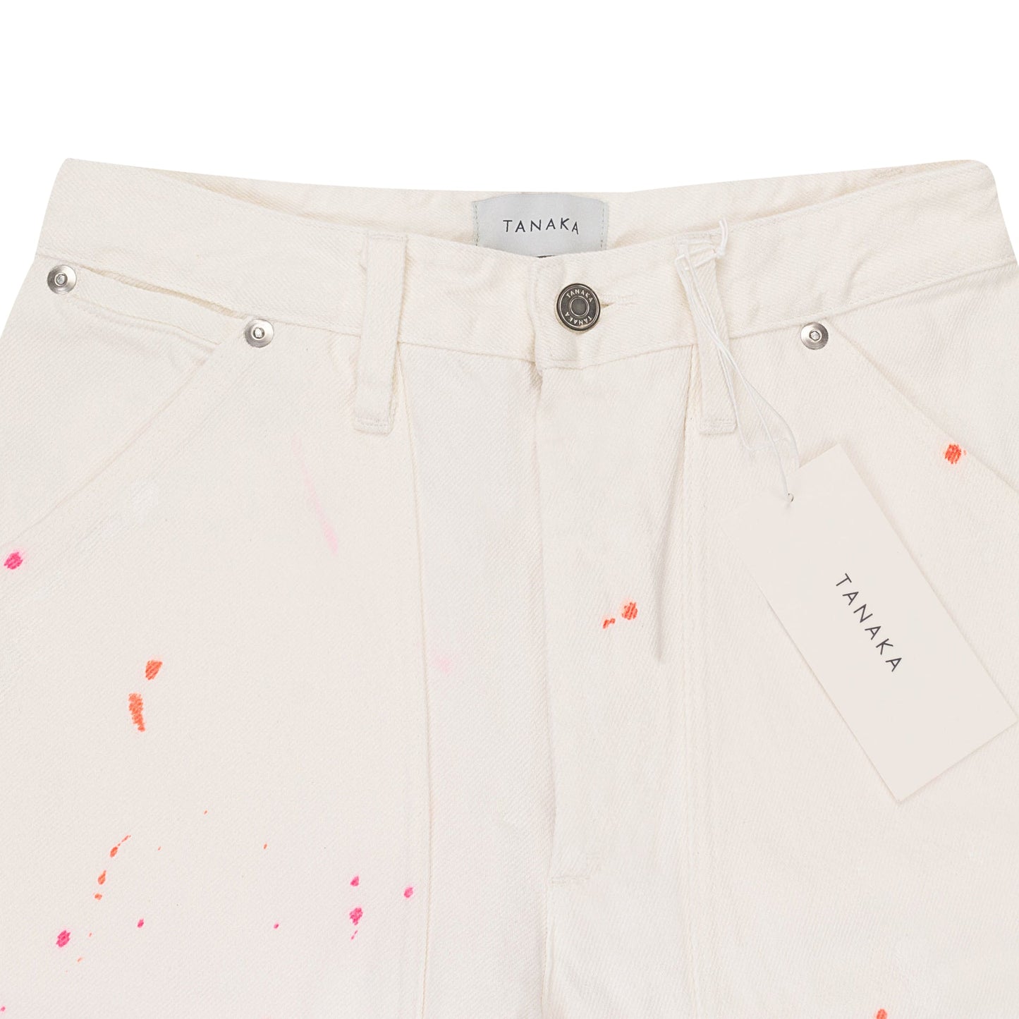 WORK WHITE STRAIGHT JEANS