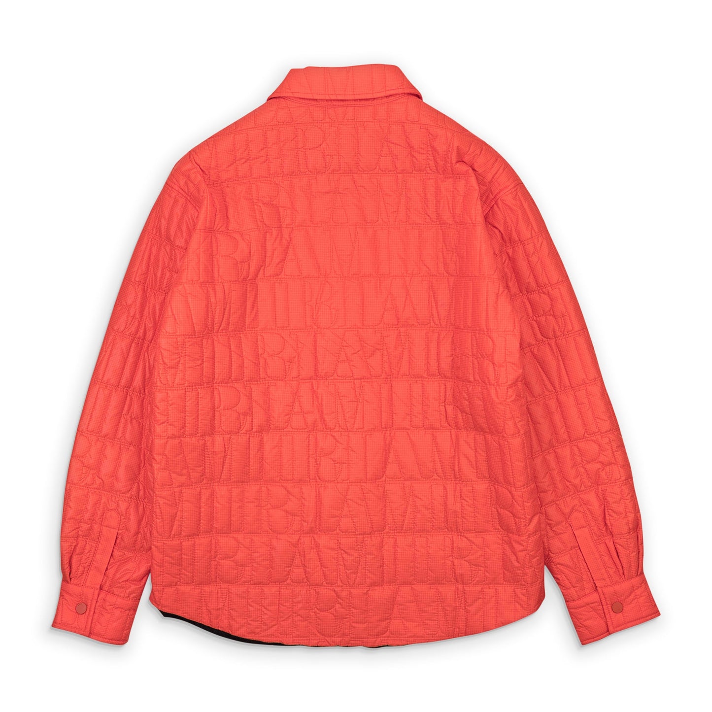 Amiri Quilted Logo Over Shirt - Orange
