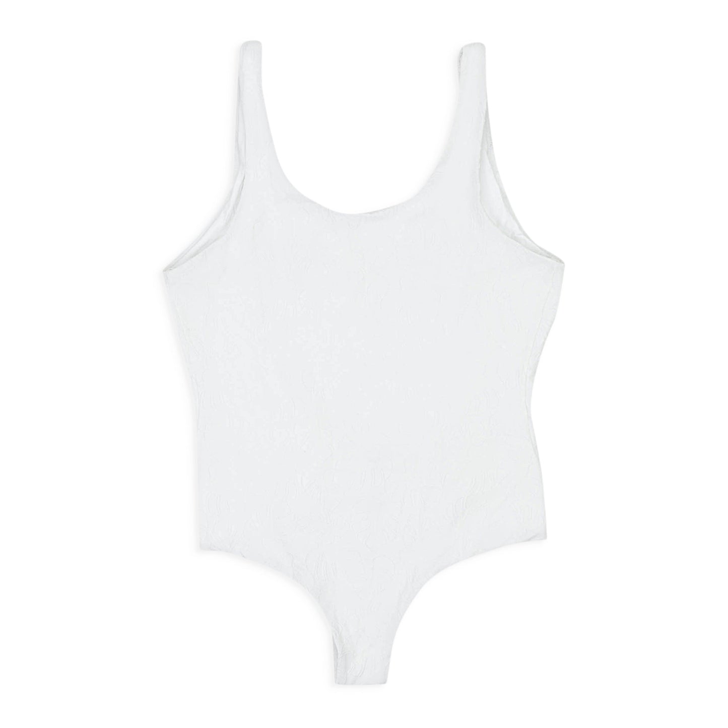 REINA OLGA FOR A RAINY DAY WHITE ONE-PIECE