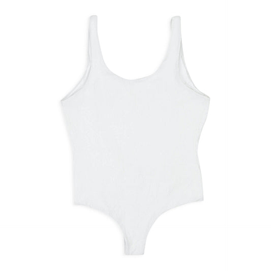 REINA OLGA FOR A RAINY DAY WHITE ONE-PIECE