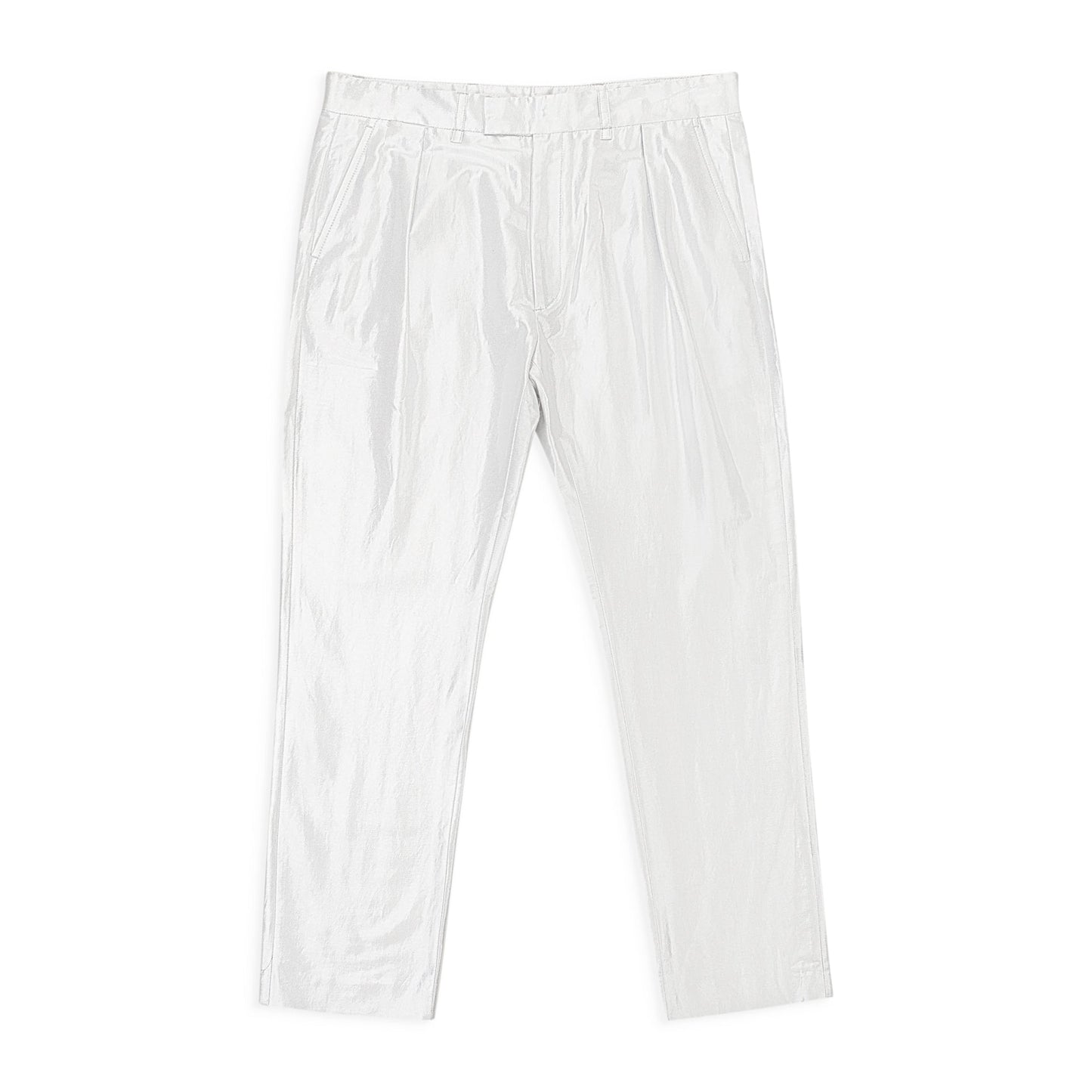 NWT DEMEULEMEESTER STRAIGHT SILVER MEN'S CASUAL PANTS