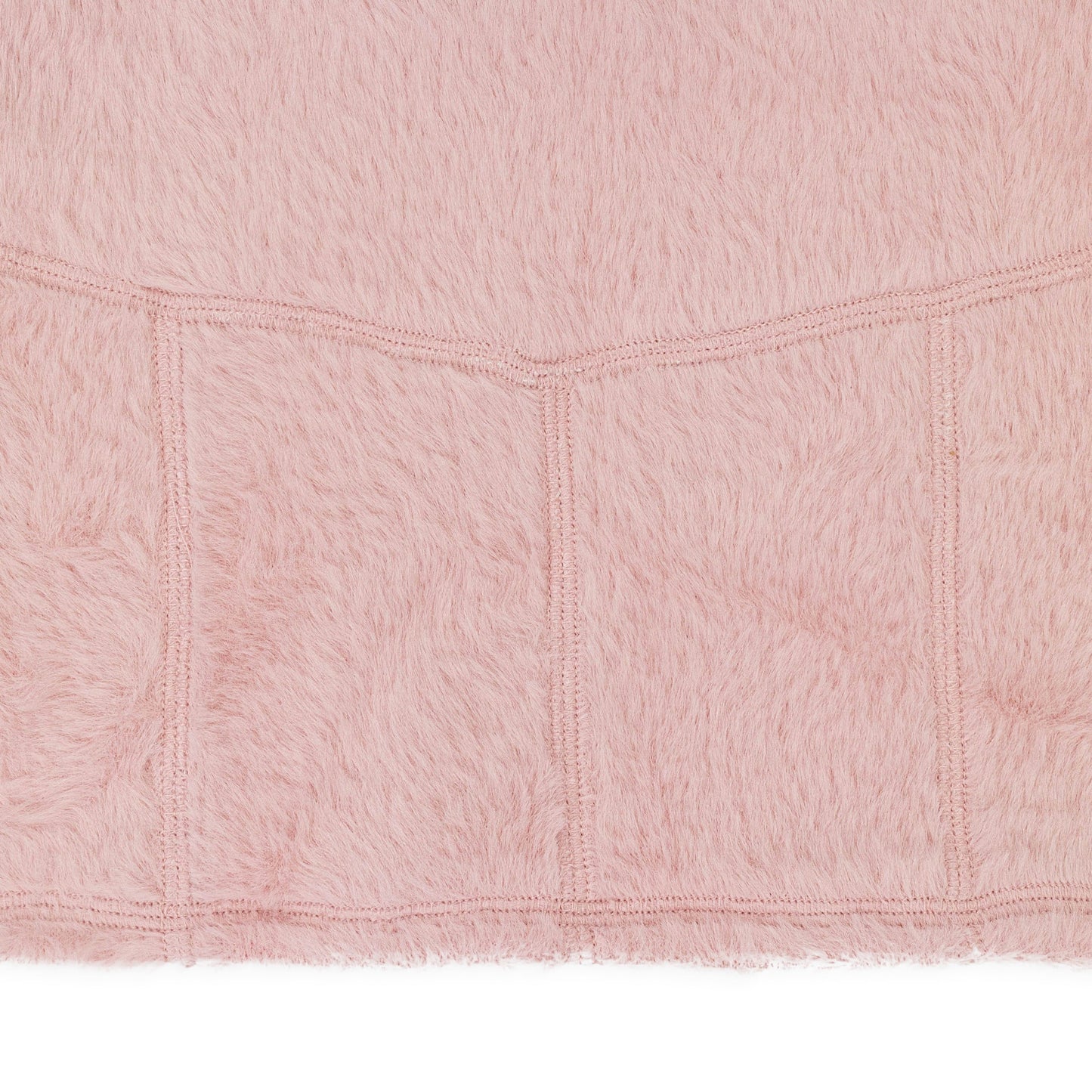 TEXTURED LS BUSTIER PINK T-SHIRT