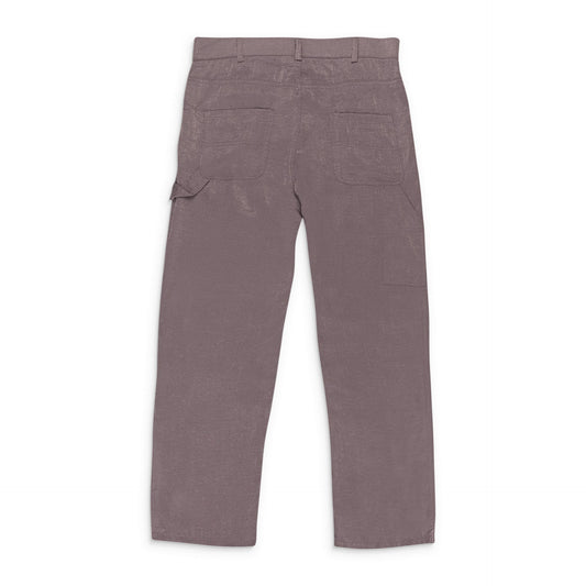 SATIN LAVENDER WOMEN'S STRAIGHT PANTS