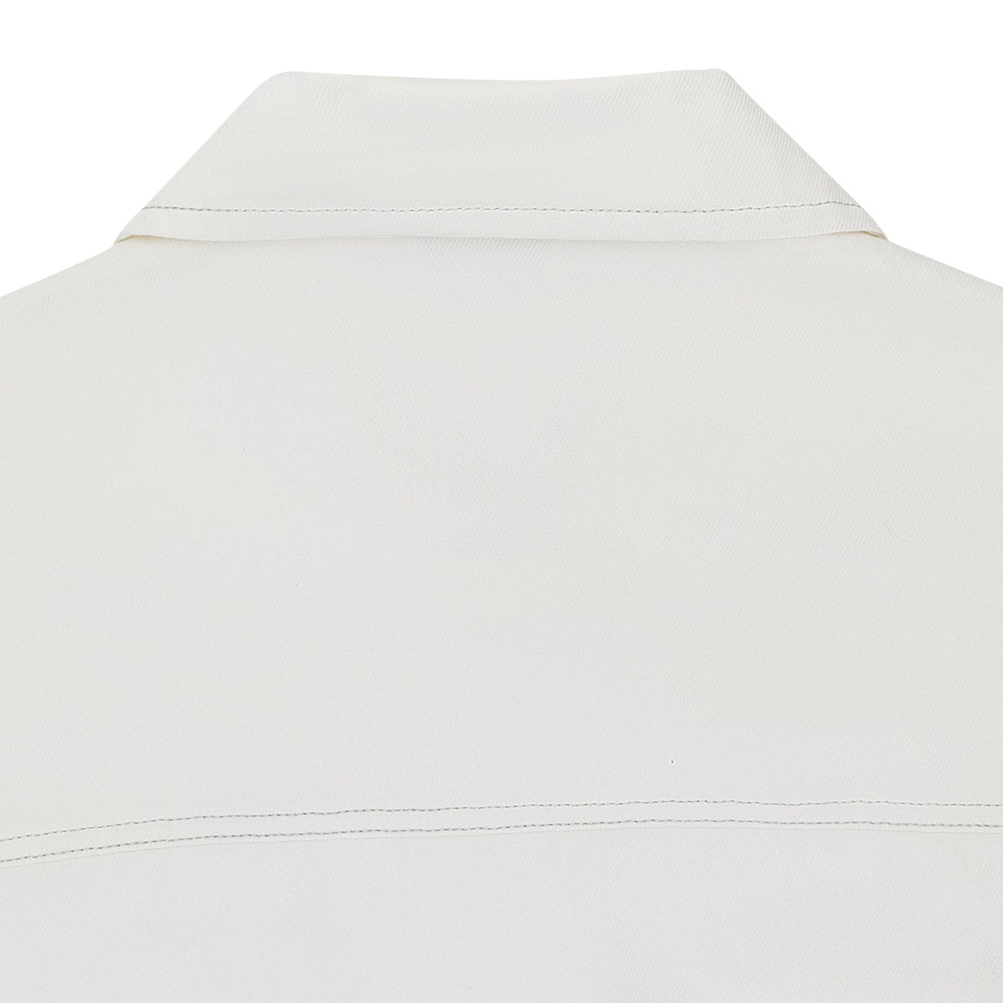 DENIM OFF WHITE TRENCH COAT