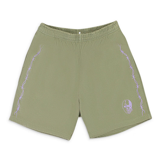 BARBED WIRE HOCKEY MASK OLIVE SHORTS