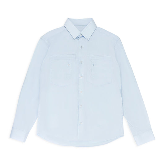 COTTON LIGHT BLUE BUTTON-DOWN SHIRT