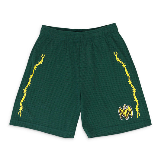 BAT REAPER MESH GREEN SHORTS