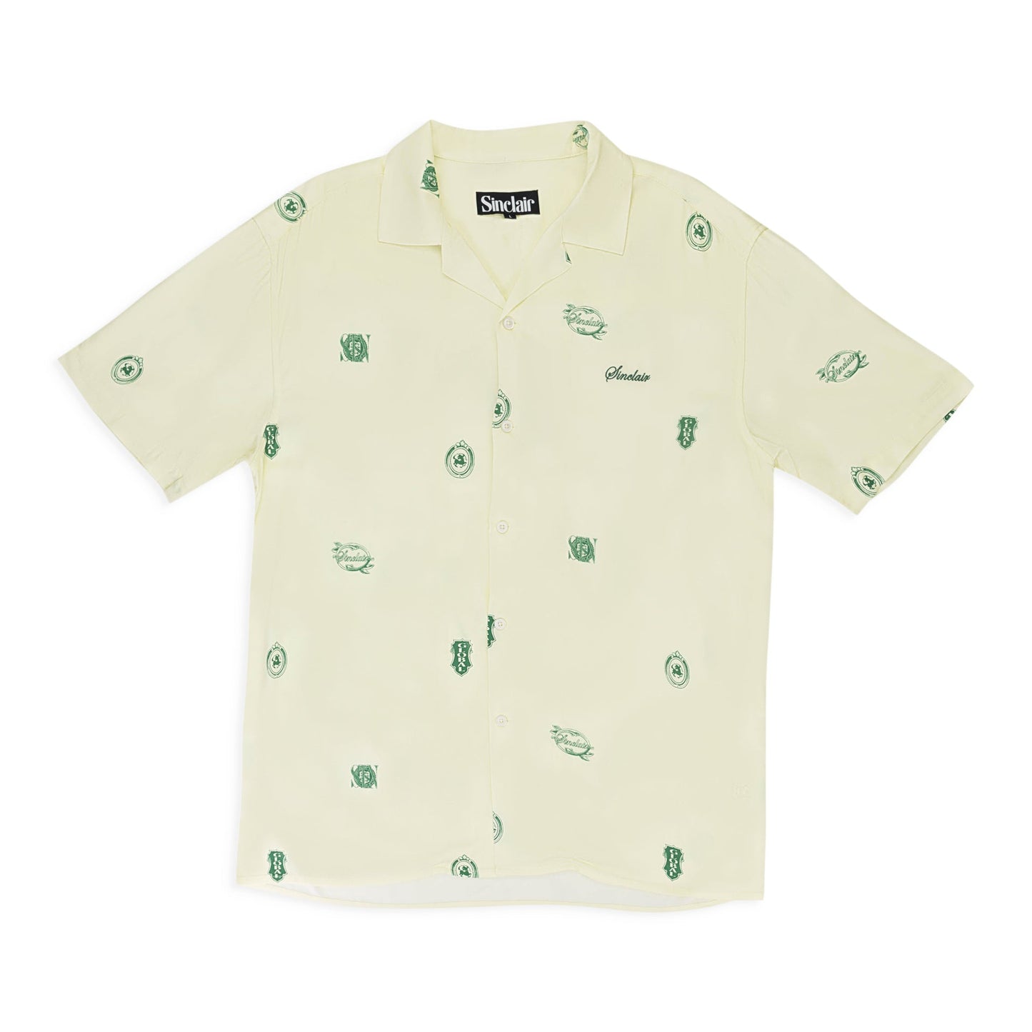 LEGAL TENDER VACATION IVORY CASUAL BUTTON-DOWN SHIRT