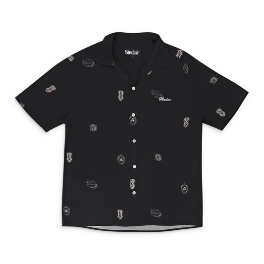 LEGAL TENDER VACATION BLACK BUTTON-DOWN SHIRT