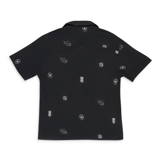 LEGAL TENDER VACATION BLACK BUTTON-DOWN SHIRT