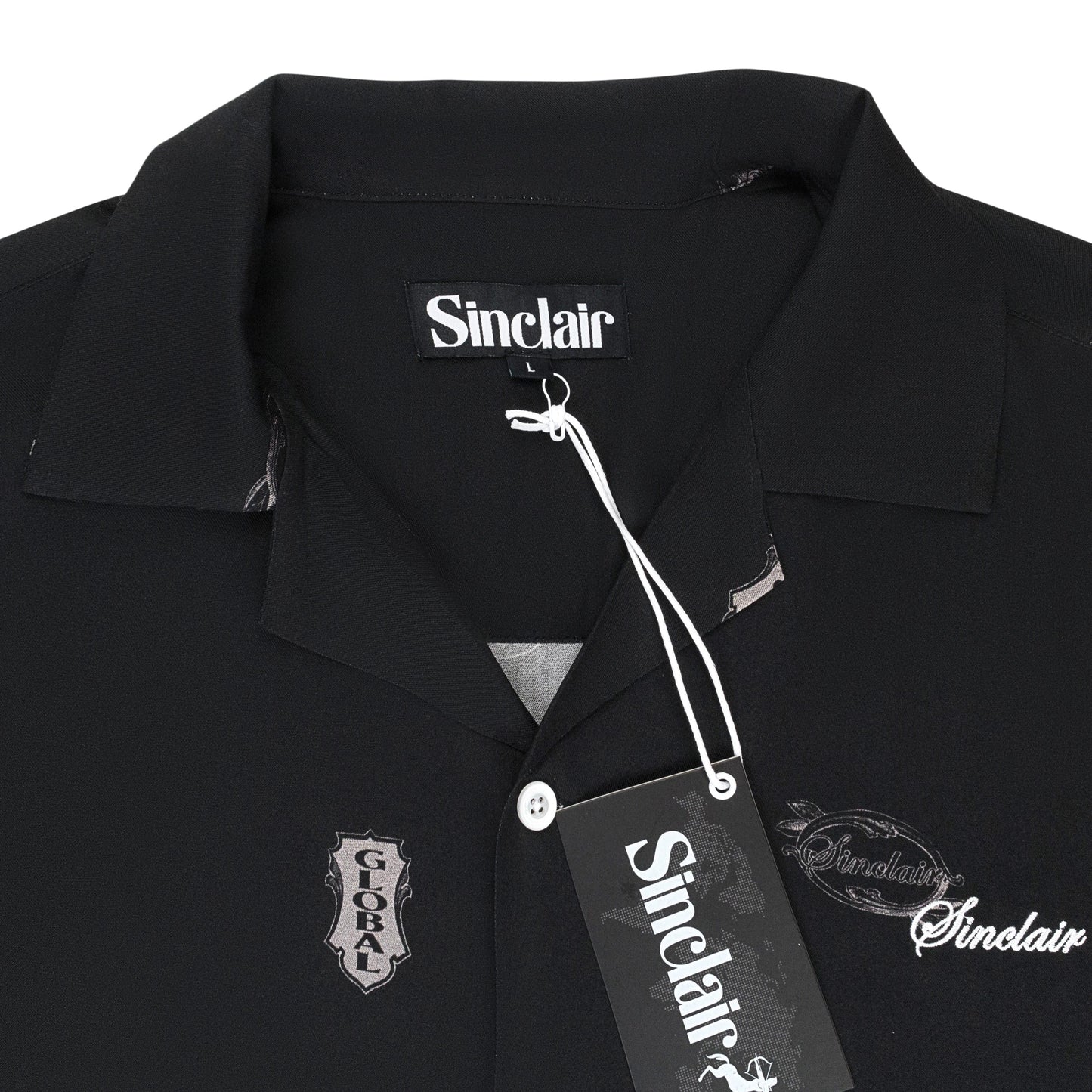 LEGAL TENDER VACATION BLACK BUTTON-DOWN SHIRT