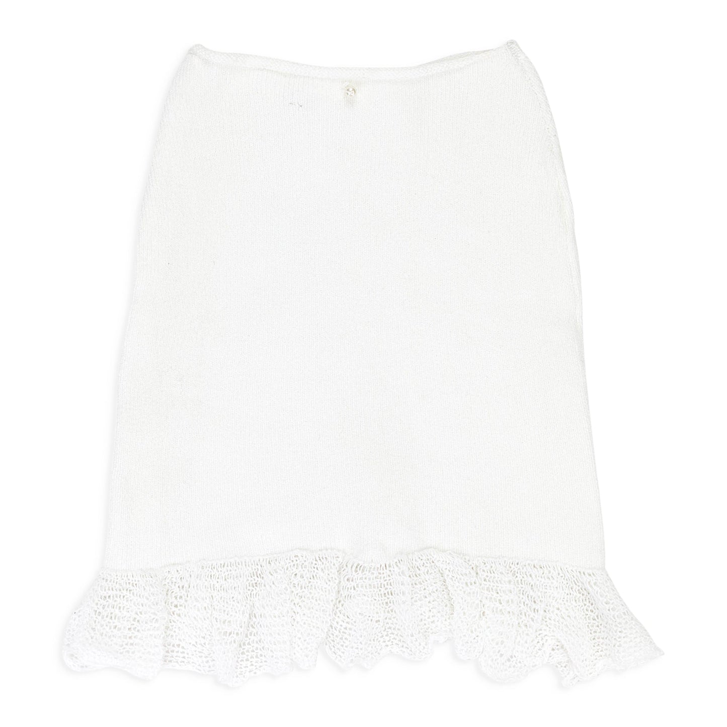 COME HITHER WHITE MINI SKIRT