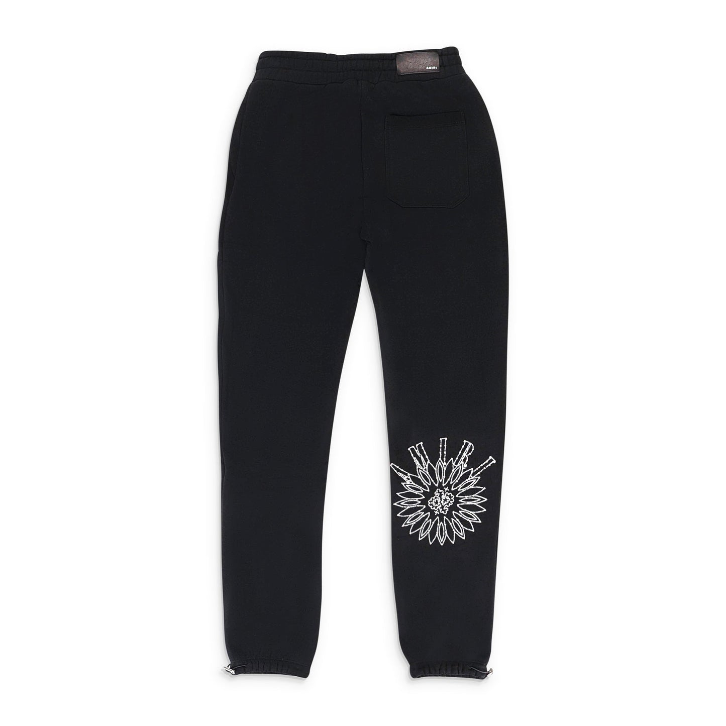 CRYSTAL STICK POKE BLACK SWEATPANTS