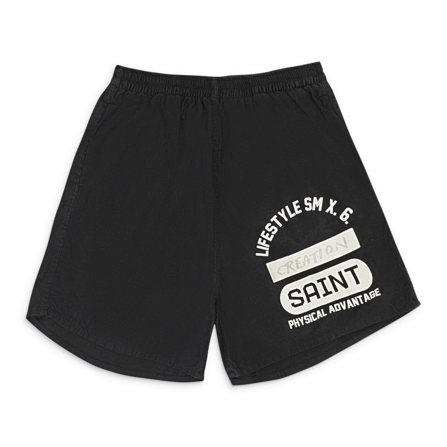 CREATION BLACK EASY SHORTS