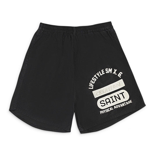 CREATION BLACK EASY SHORTS