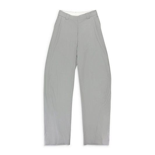 ALCOHOLE GRANDPA WORN TAILORED GRAY TROUSERS