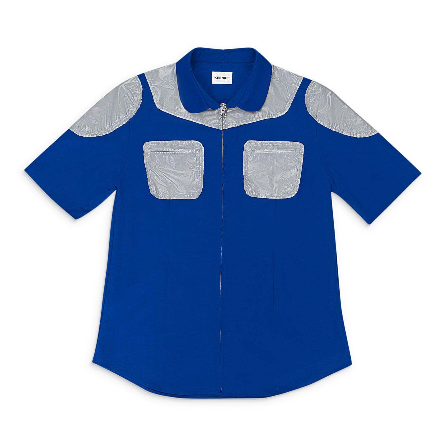 BLOB ZIP BLUE GRAY T-SHIRT