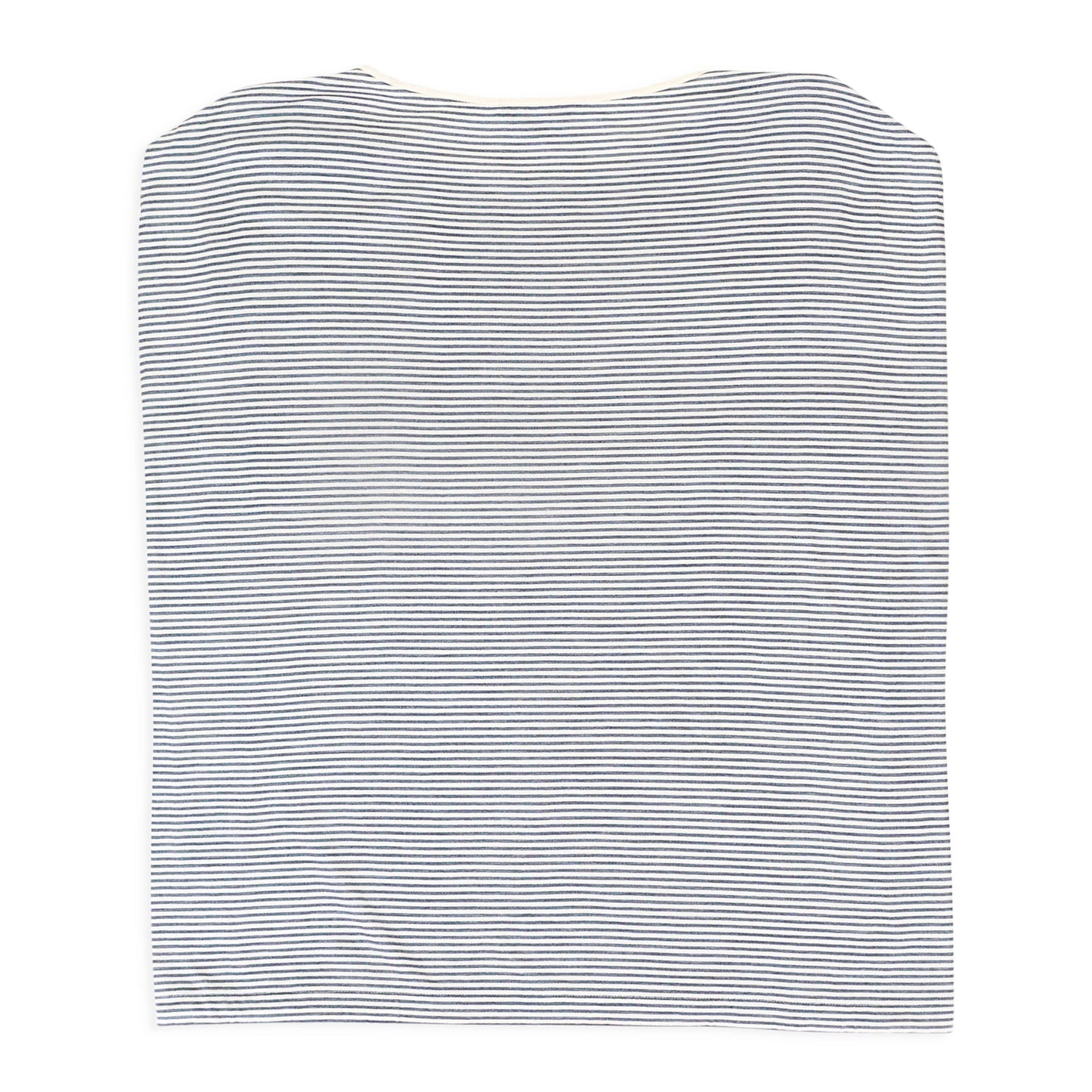 SILK STRIPED WHITE/GRAY BLOUSE