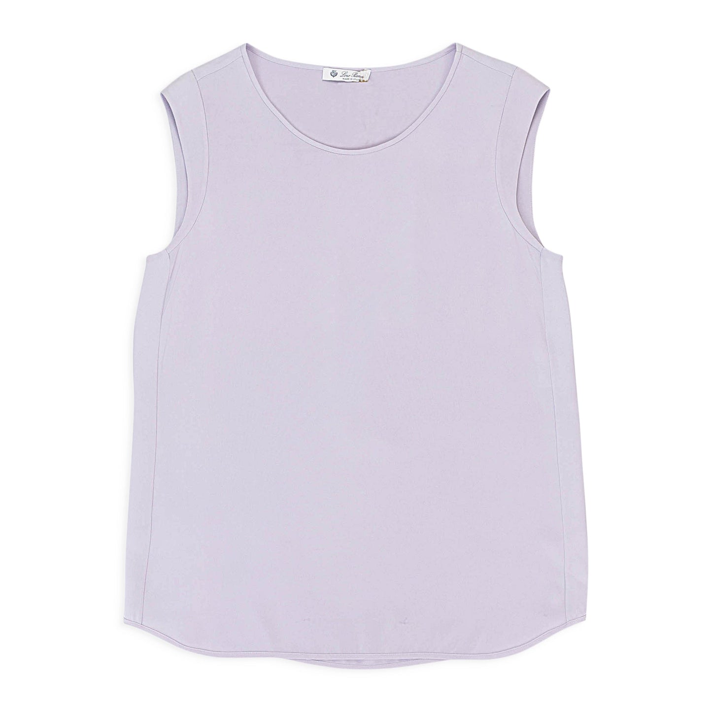 SCOOP NECK SHORT SLEEVE LILAC T-SHIRT