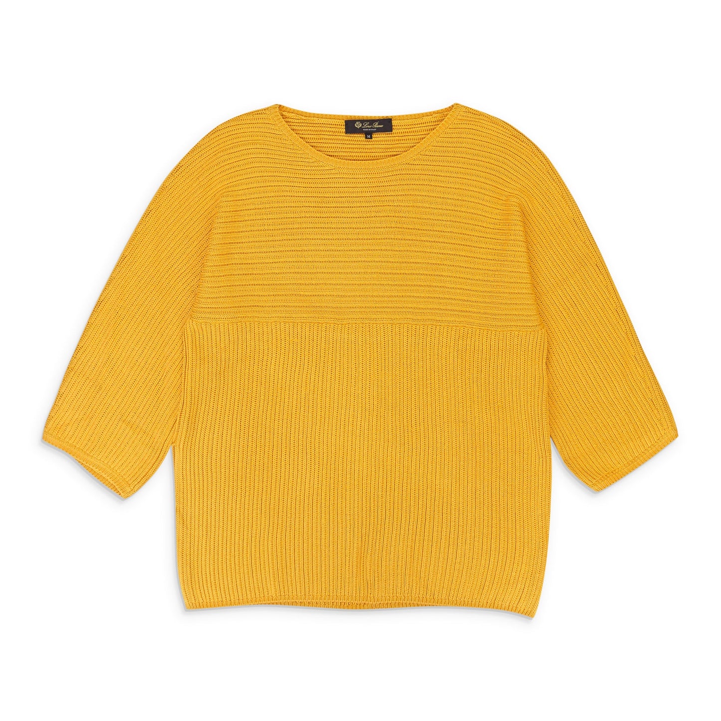SCOOP NECK MUSTARD SWEATER