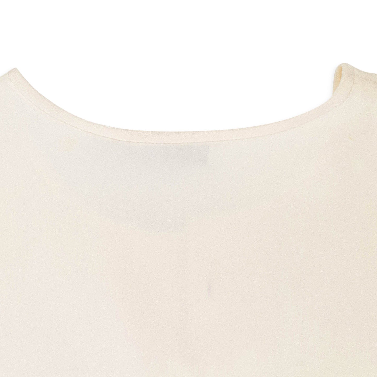 CREW NECK LONG SLEEVE WHITE BLOUSE