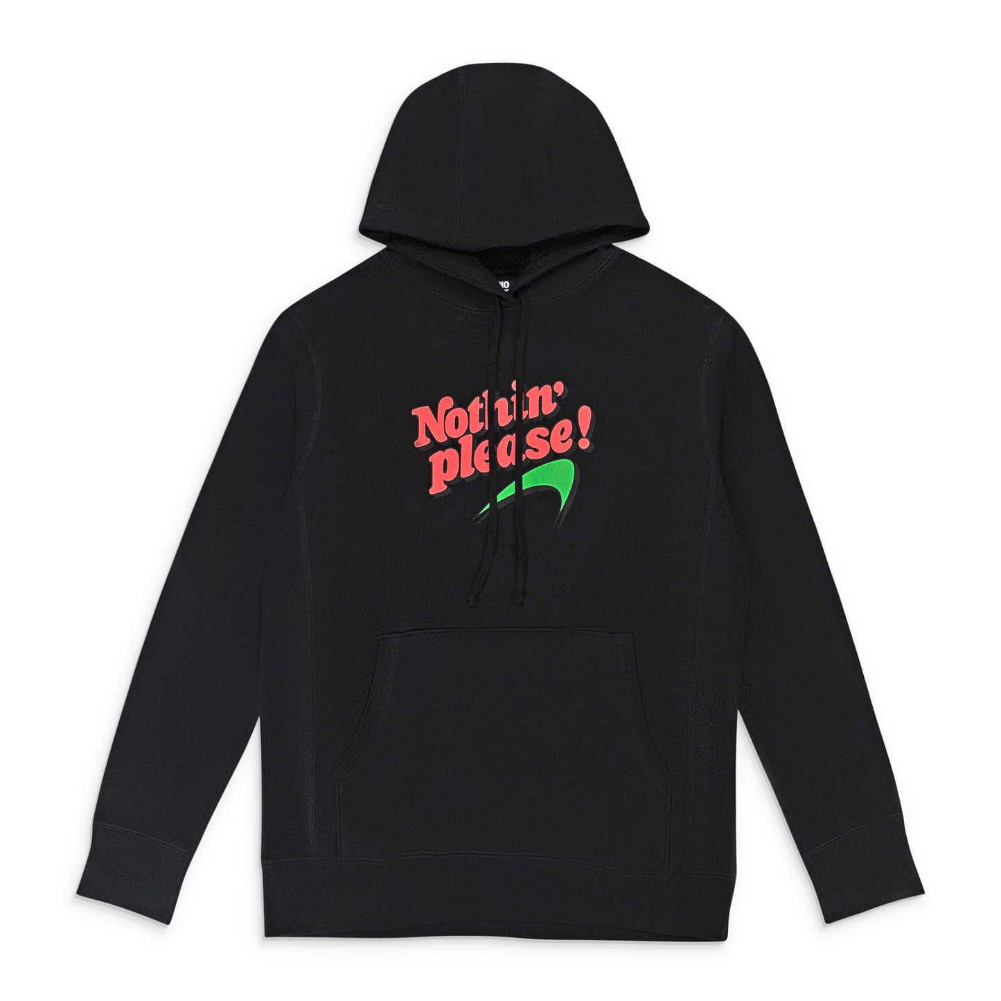 NOTHIN' PLEASE HOODIE BLACK HOODIE