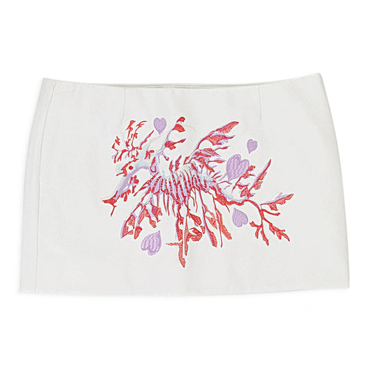 PALM WHITE SKIRT