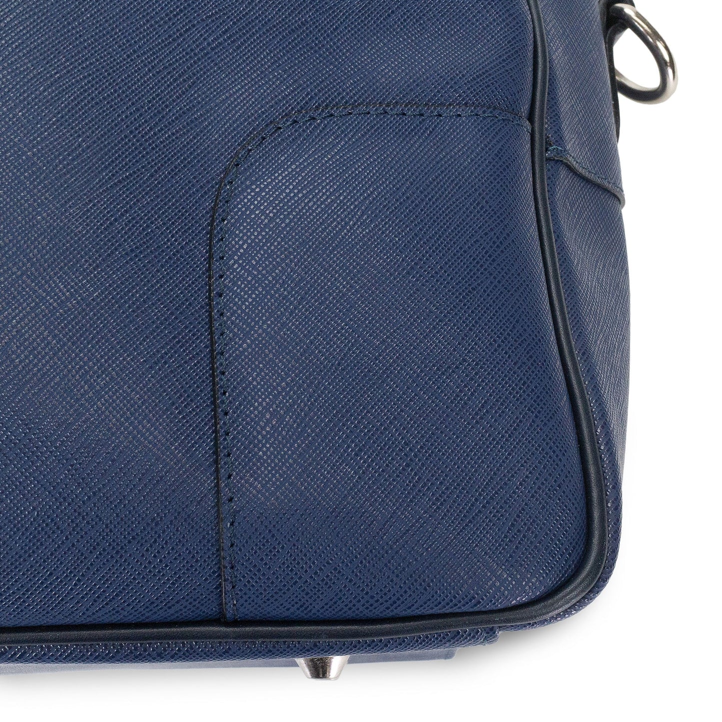 BARRETT SAFFIANO LEATHER BLUE BRIEFCASE