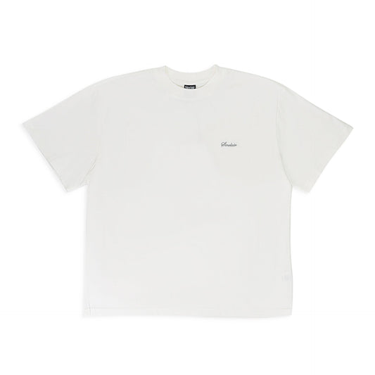 SCRIPT LOGO WHITE T-SHIRT