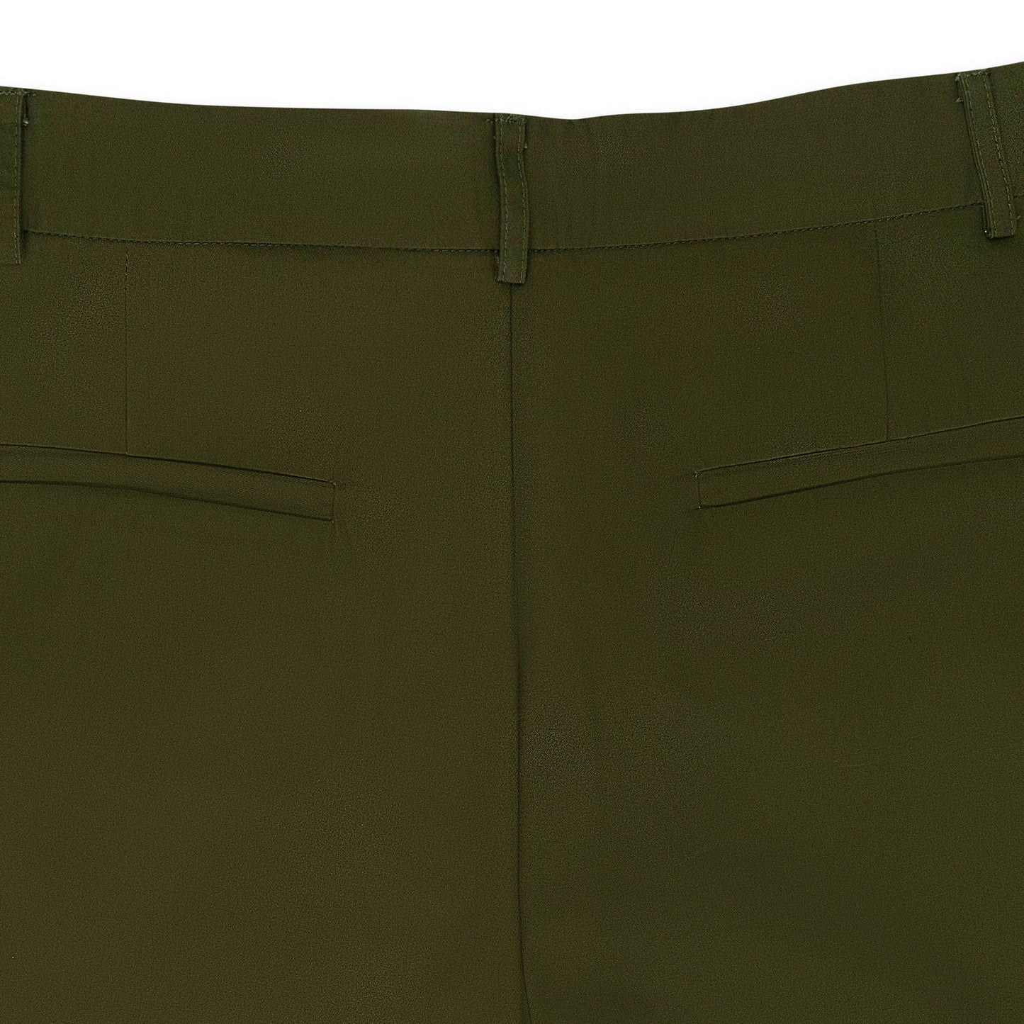 FULL LEG OLIVE GREEN STRAIGHT PANTS
