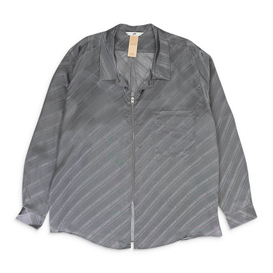 GREY MONOGRAM DAYTONA ZIP T-SHIRT