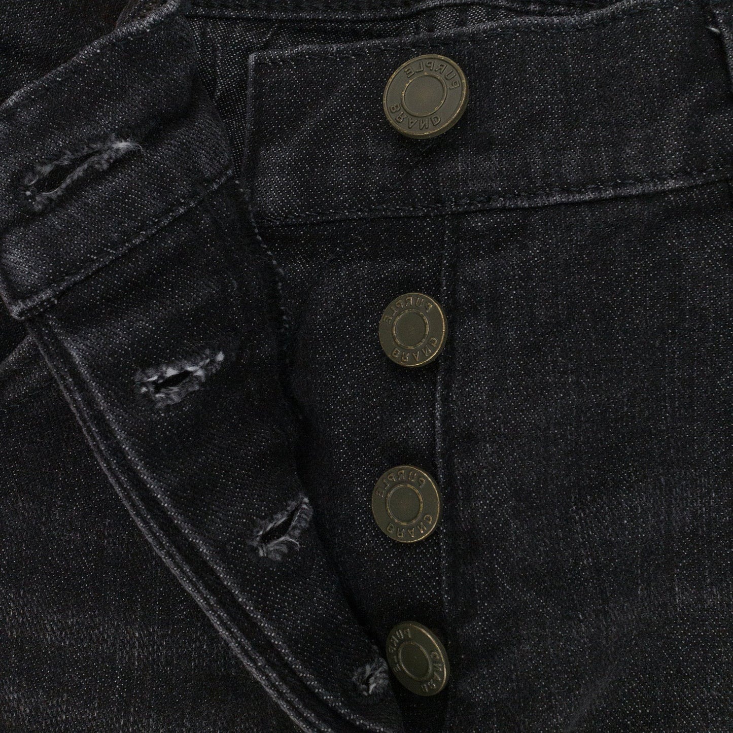 OVER SPRAY Black SKINNY JEANS