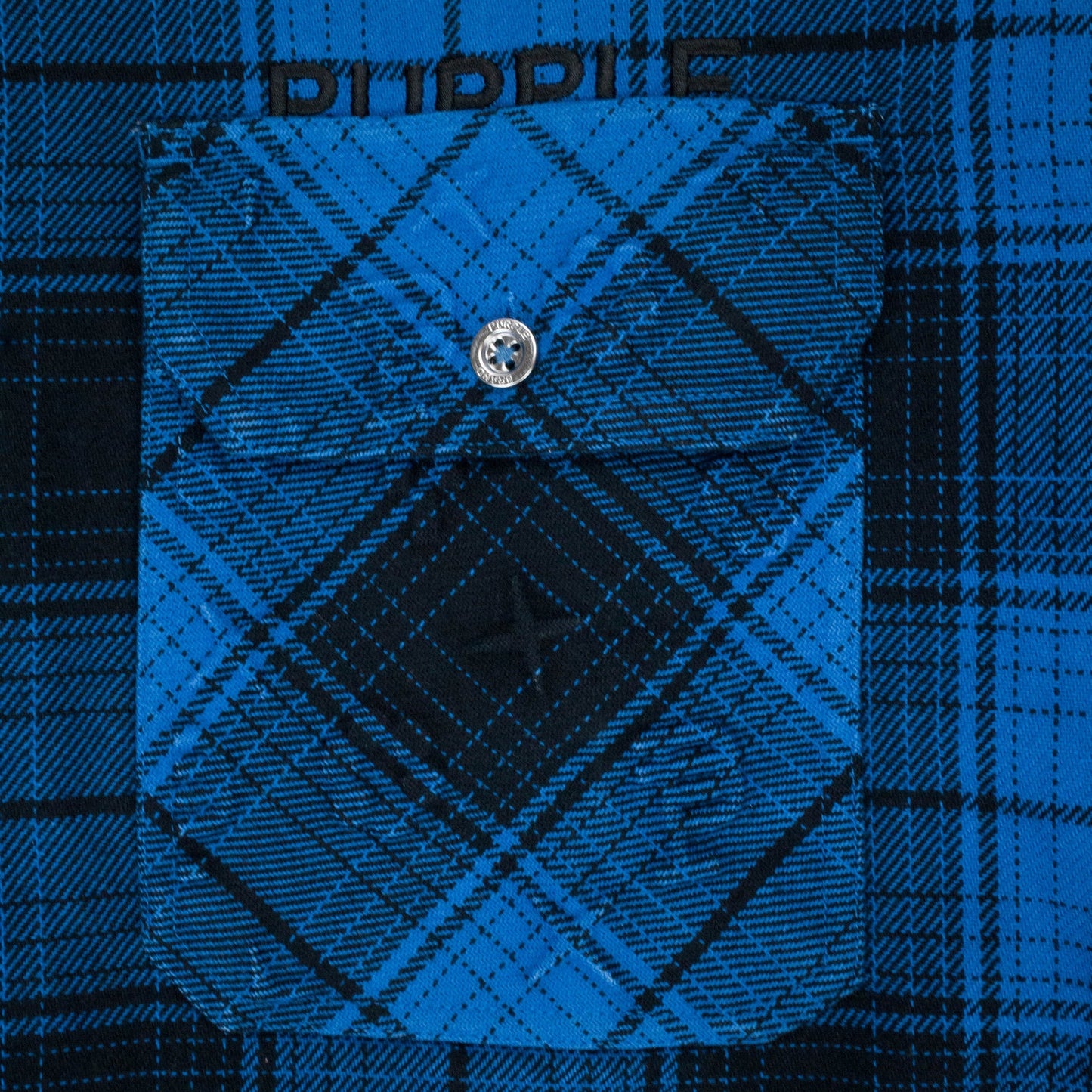 PLAID FLANNEL LS SHIRT BLUE CASUAL BUTTON-DOWN SHIRTS
