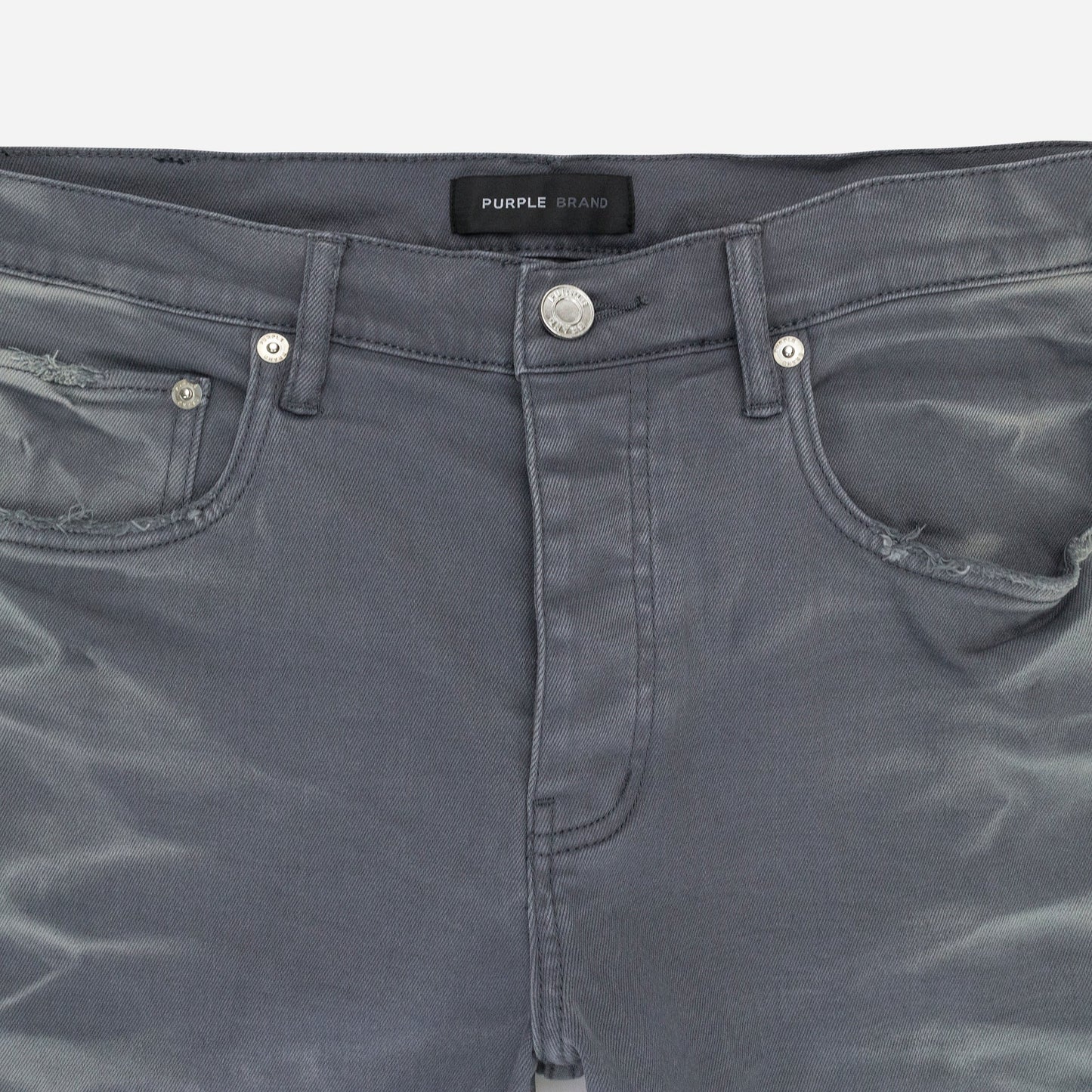 FADED SIDE SEAM CHARCOAL SKINNY JEANS
