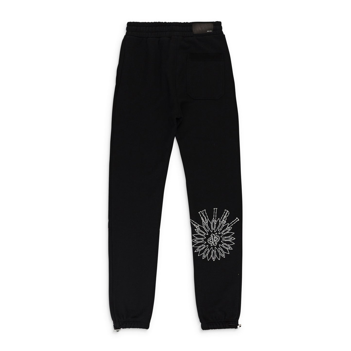 CRYSTAL STICK POKE BLACK SWEATPANTS
