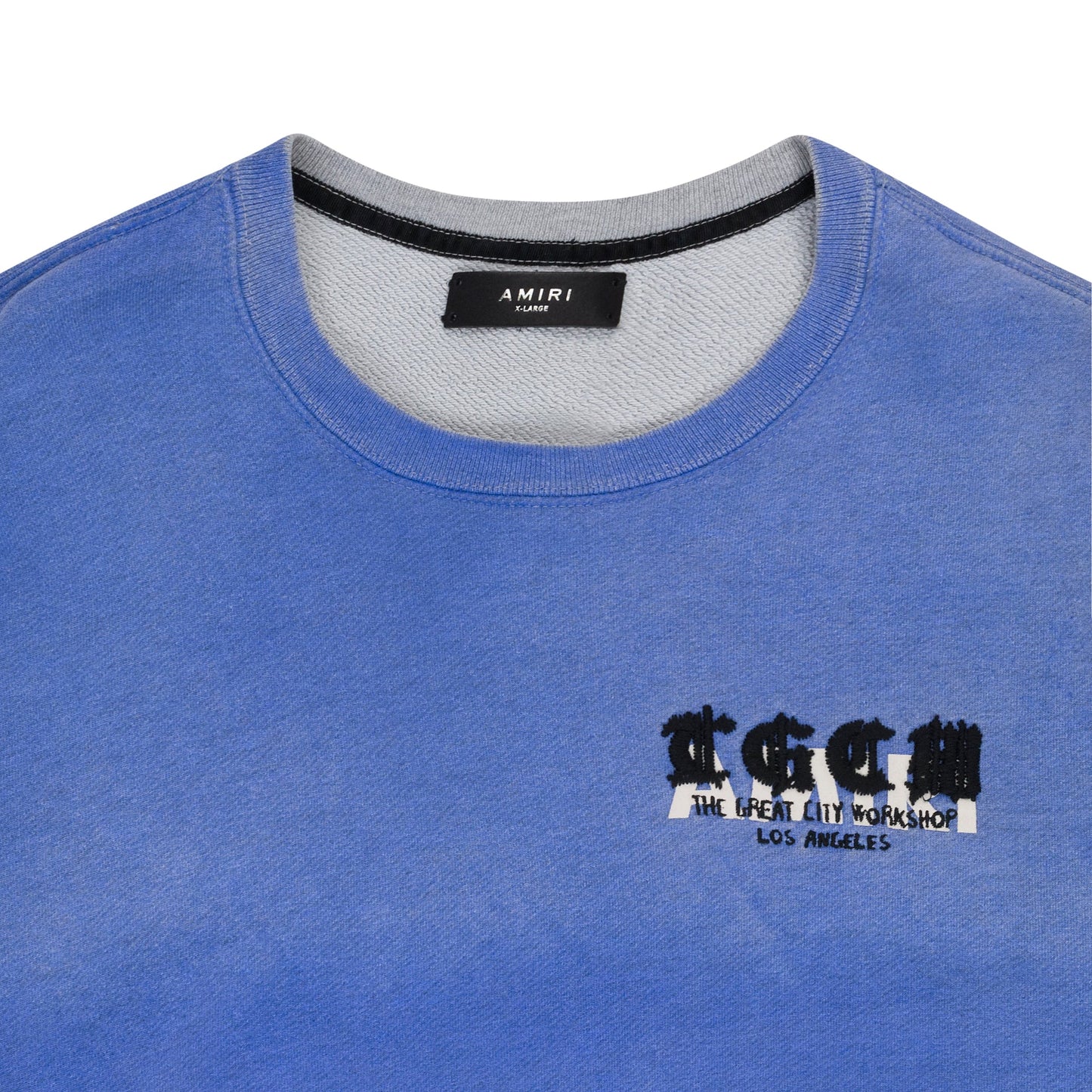 T.G.C.W. CRYSTAL KOI WAVE BLUE SWEATSHIRT