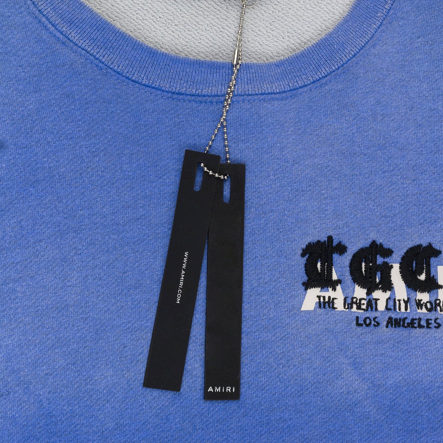 T.G.C.W. CRYSTAL KOI WAVE BLUE SWEATSHIRT