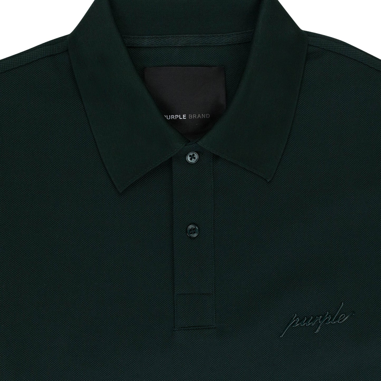 PIQUE OVERSIZED POLO GREEN POLO SHIRTS