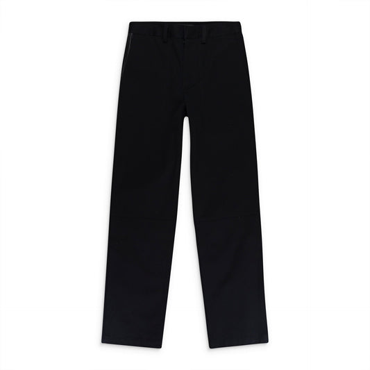UTILITY STRAIGHT LEG TROUSERS WITH LEATHER DETAILS