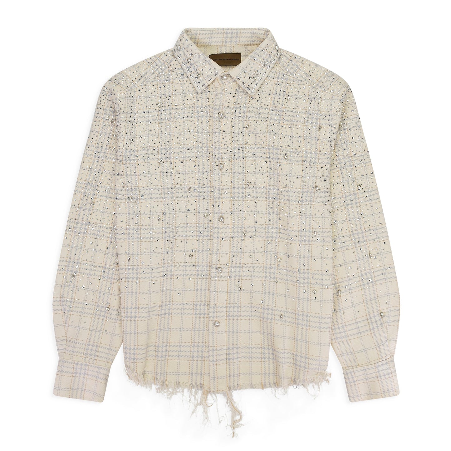 PEARL AND DIAMOND BEIGE BUTTON-DOWN SHIRT