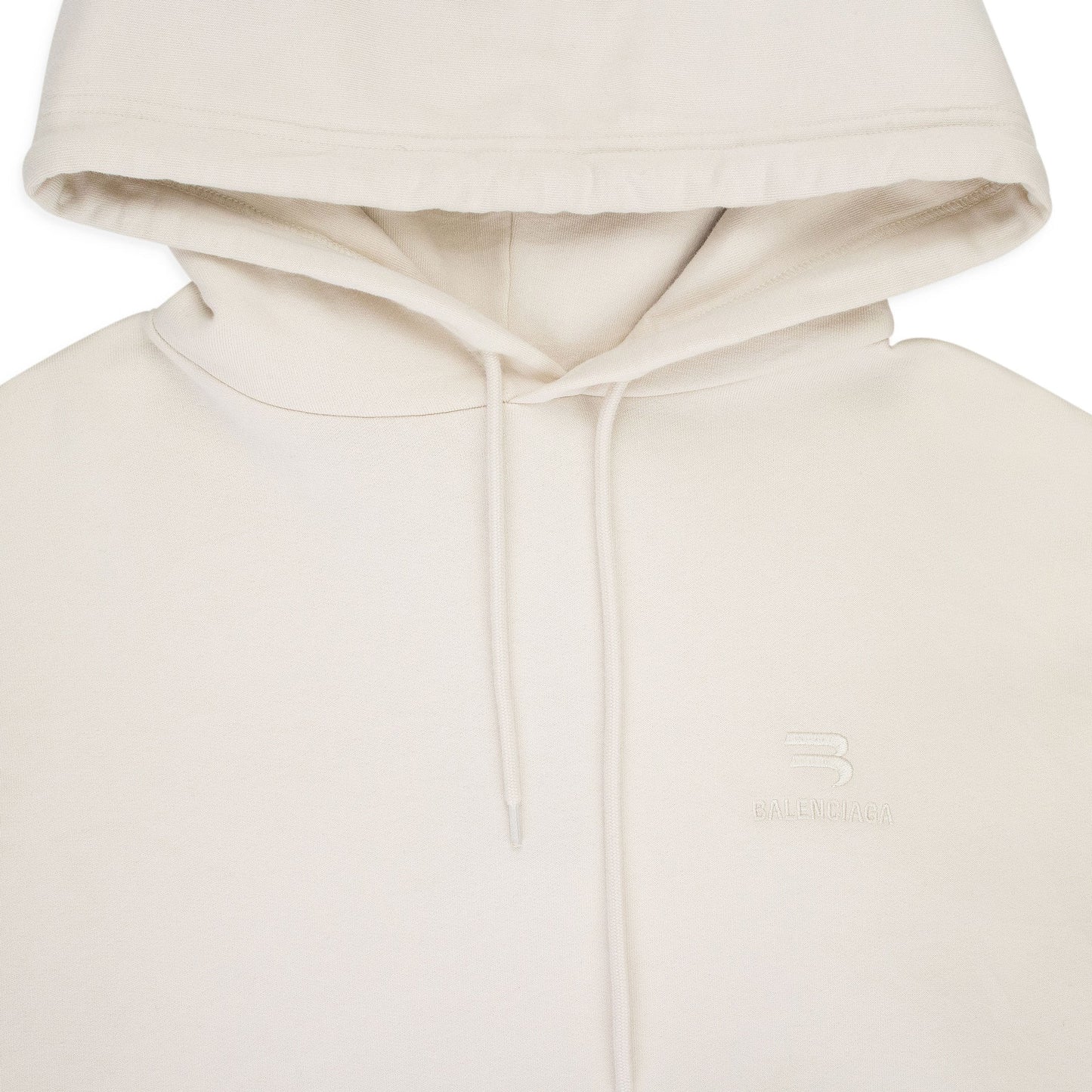 LOGO ALL OVER PRINT BEIGE SWEATSHIRT
