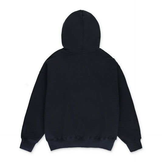 HWT FLEECE PO HOODY BLACK HOODIES & SWEATSHIRTS