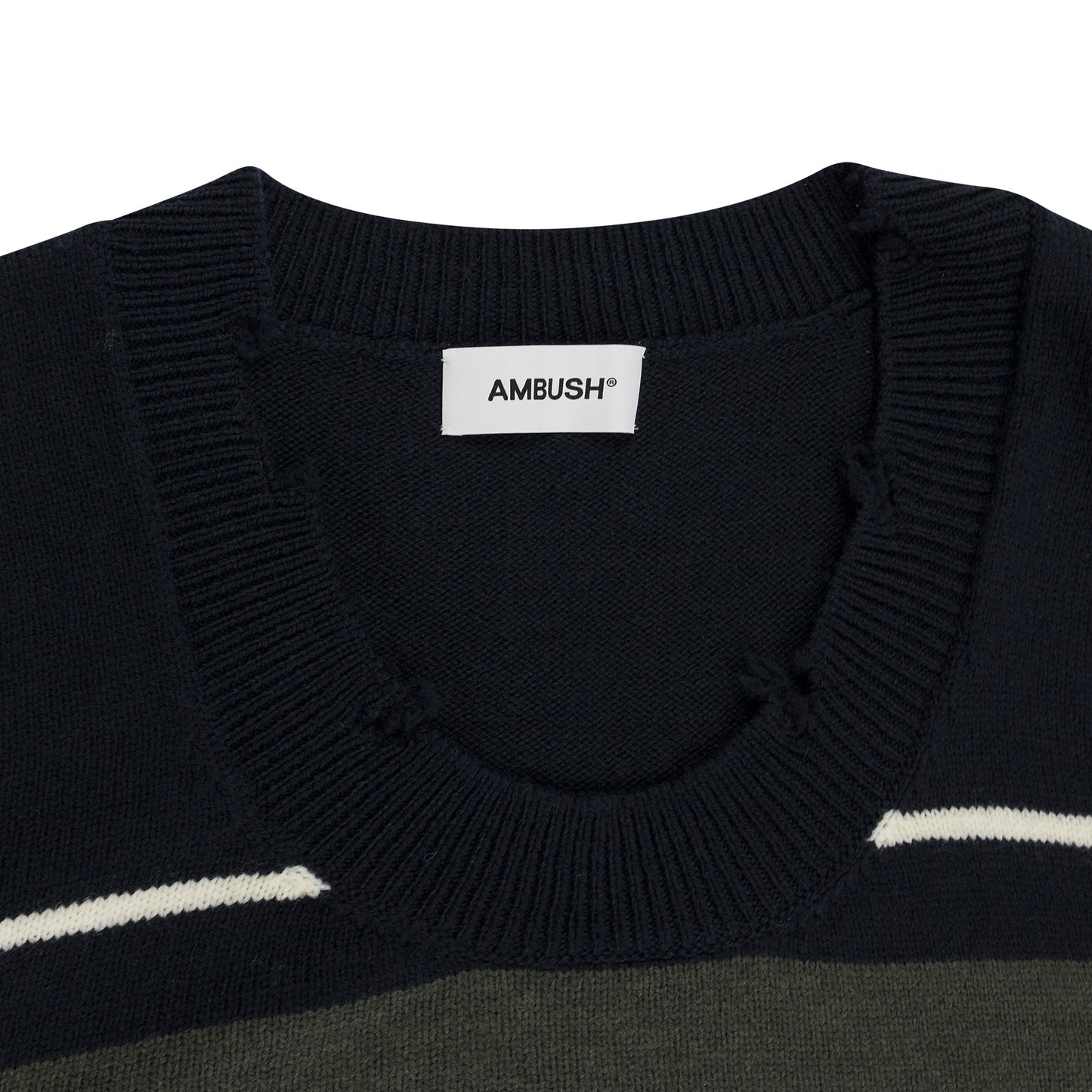 DANGLED RIB KNIT SWEATER VEST