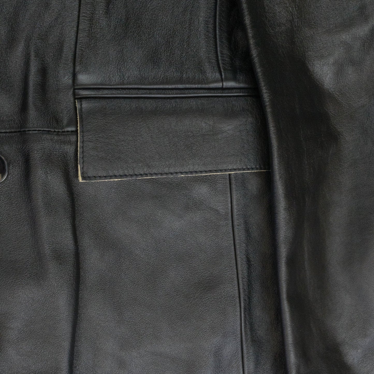 LEATHER DOUBLE BREASTED LEATHER JACKET