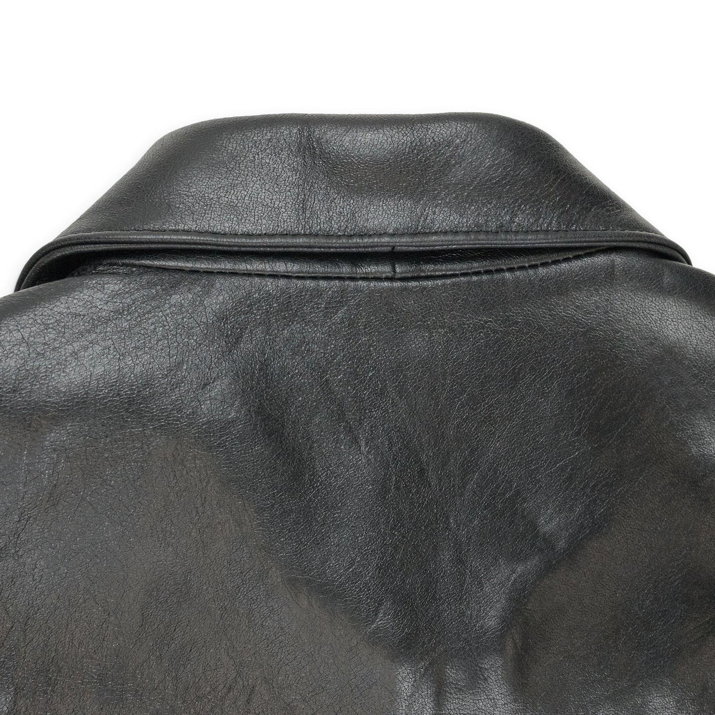 LEATHER ZIP FRONT JACKET BLACK LEATHER JACKETS