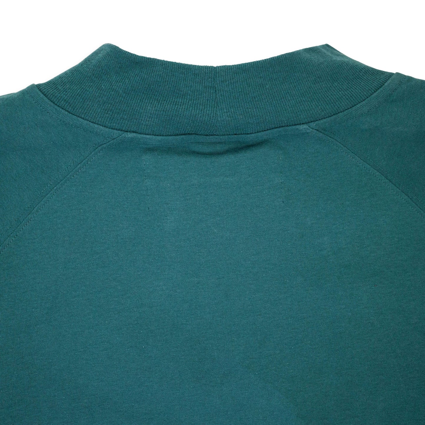 MOCK NECK L/S DEEP GREEN T-SHIRT