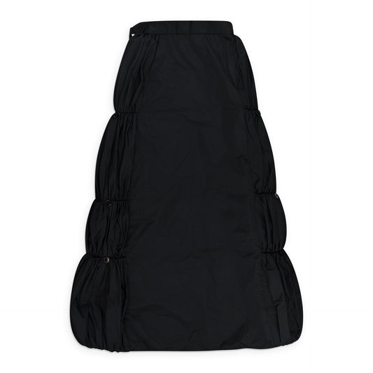 SALOON BLACK FLARED SKIRTS