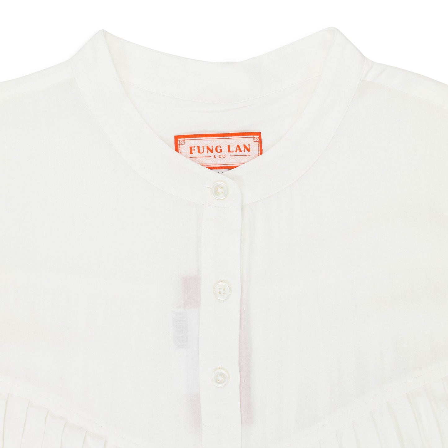 PLEATED WHITE DRESS