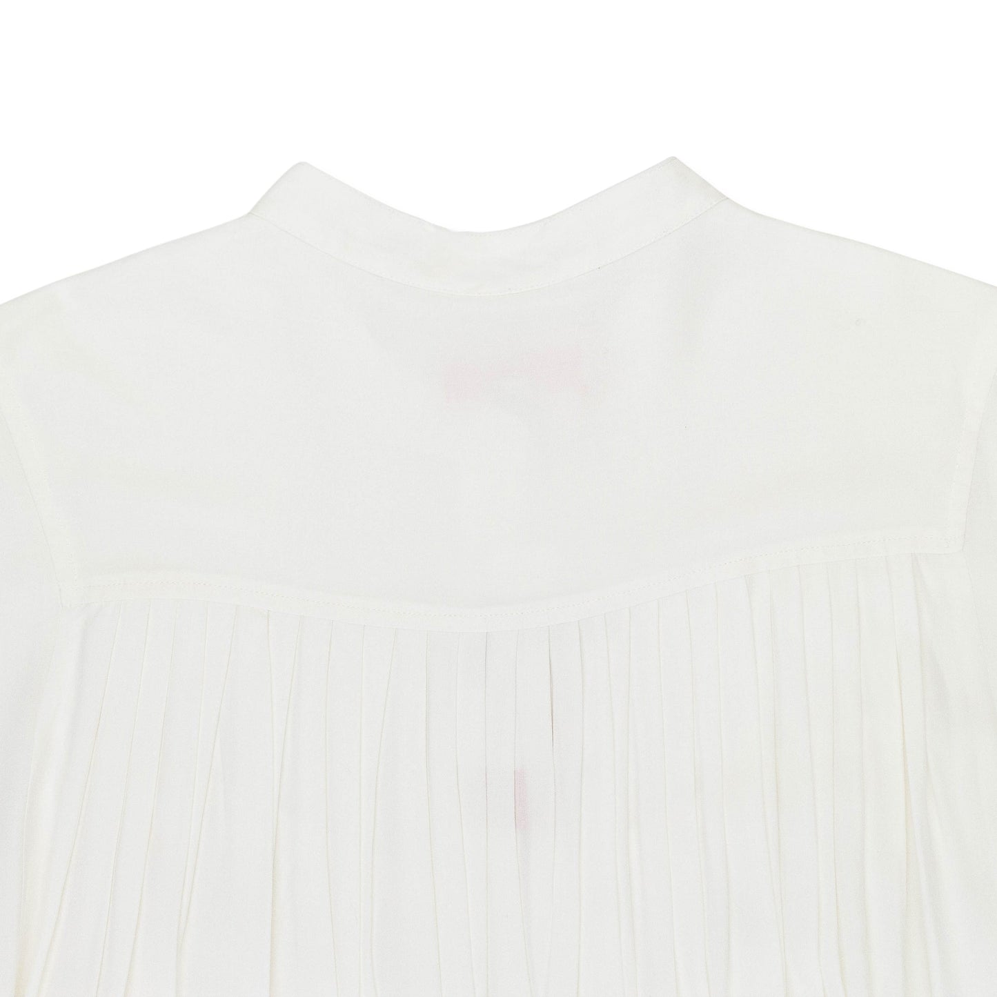 PLEATED WHITE DRESS