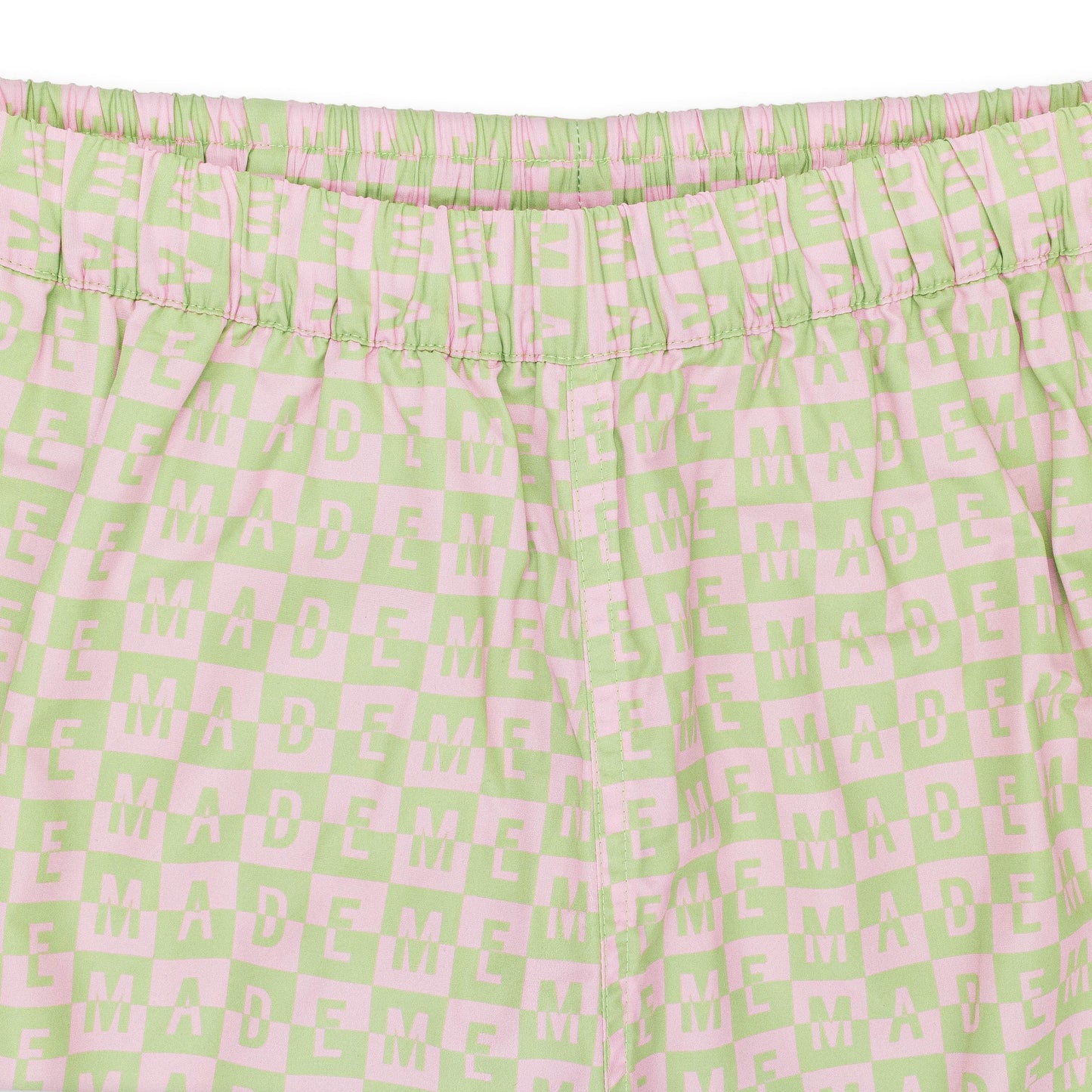 CHECKERED LOGO PINK TRACK PANTS